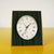 Black Vintage Chrome-Plated Table Clock For Sale - Image 8 of 8