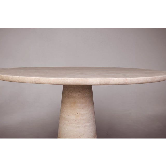 Not Yet Made - Made To Order Esséncé Travertine Round Dining Table 48" For Sale - Image 5 of 6