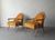 Mid-Century Modern Pair of Mid Century Sabre Leg Lounge Chairs by Widdicomb For Sale - Image 3 of 9