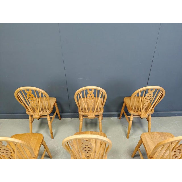 Vintage Dining Chairs from Ercol, 1950s, Set of 6 For Sale - Image 6 of 15