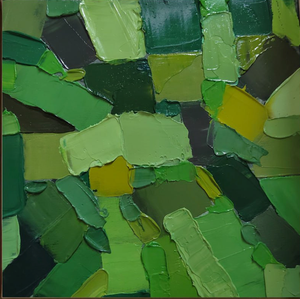 Natalia Vypritskaia, View from Above, 2023, Oil on Canvas