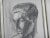 Mina Anselmi, Youth, 1940, Charcoal Drawing, Framed For Sale - Image 4 of 10