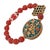 Early 21st Century Sacred OM Carnelian & Tibetan Mantra Beaded Bracelet For Sale - Image 5 of 8