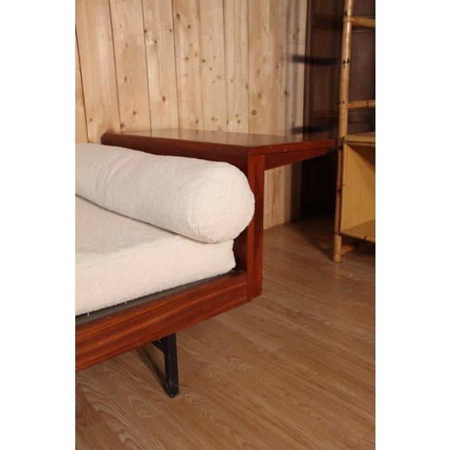 Brown LC5 Bed by ARP for Minvielle, 1950s For Sale - Image 8 of 12