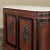 19th Century French Napoleon III Period Walnut Buffet With Carrara Marble For Sale - Image 9 of 13
