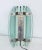 Italian Veca Clear & Green Glass Wall Sconces Mid-Century Modern 1970, Pair For Sale - Image 10 of 13