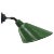 Industrial Green Enamel & Cast Iron Factory Wall Lamp For Sale