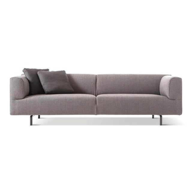 Piero lissoni two seater met sofa for cassina. A design sofa with sleek, pure, geometric lines that, in its utter...