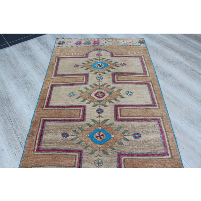 Vintage Turkish Rug Runner - 36"x138" For Sale - Image 11 of 13