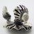 Vintage Italian Handmade Sterling Silver 925 Woman With Fan Bust Figurine Decorative Solid Sculpture For Sale - Image 9 of 14