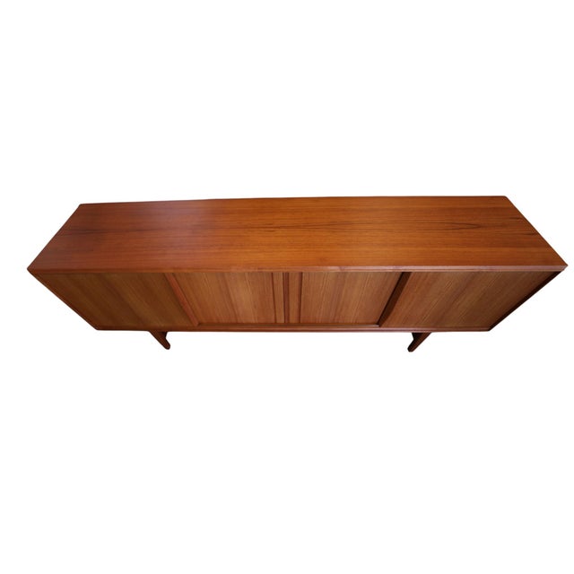 Danish Sideboard in Teak with Sliding Doors by E. W. Bach for Sejling Skabe, 1960s For Sale - Image 4 of 16