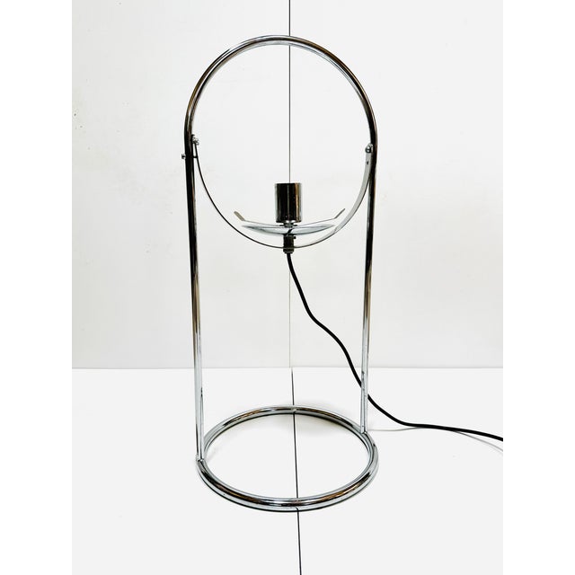 1960s Mid-Century Space Age Modern Spherical Floor Lamp in Glass and Chrome, Germany, 1960s For Sale - Image 5 of 18