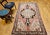 Textile Vintage Turkish Oushak Area Rug, Handwoven Wool, 1920s Cream & Pink, 5' x 8' For Sale - Image 7 of 17