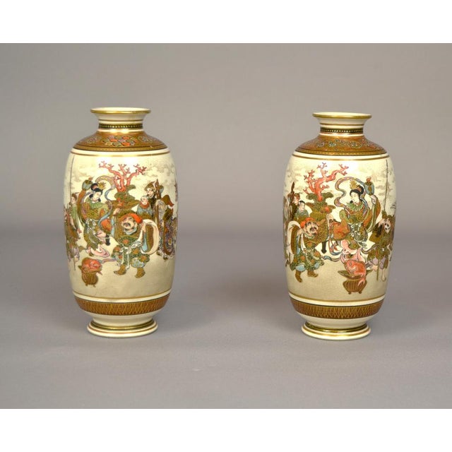 Antique Meji Vases, Japan, 19th Century, Set of 2 For Sale - Image 13 of 13