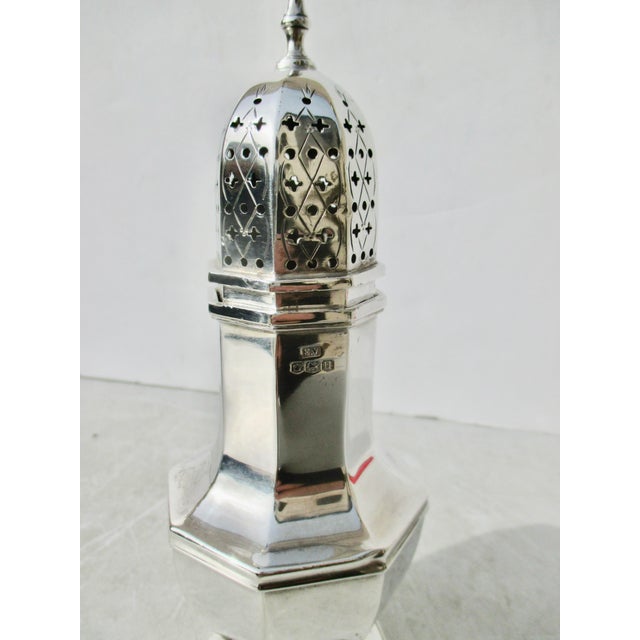 1930s Muffineer Sterling Silver by Edward Viner 5 Ounces For Sale - Image 5 of 5