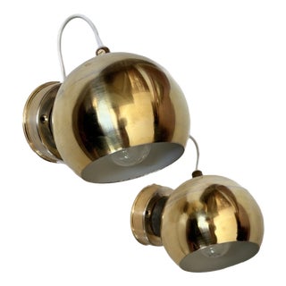 Vintage Swedish Wall Lamps from Konsthantverk Hökerum, 1960s, Set of 2 For Sale