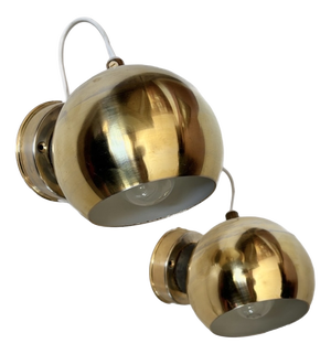 Vintage Swedish Wall Lamps from Konsthantverk Hökerum, 1960s, Set of 2