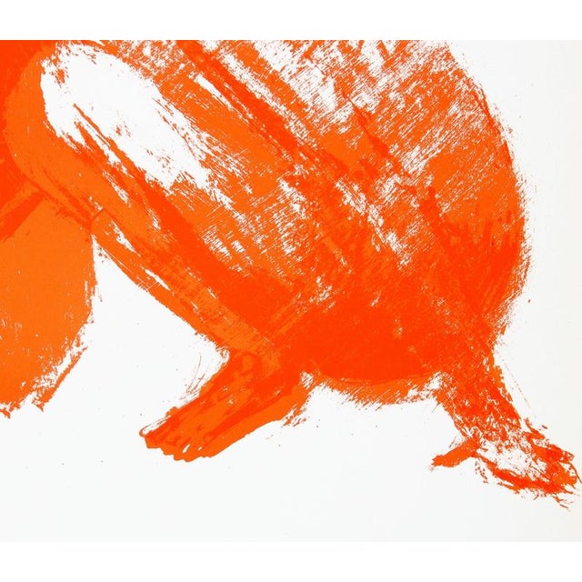 Claude Garache, Kneeling Woman, Lithograph For Sale - Image 4 of 6