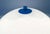 German Postmodern Table and Floor Lamps with Light Blue and White Swirl Pattern, 1980s, Set of 2 For Sale - Image 12 of 18