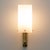 1990s Mid-Century Italian Modern Style Murano Glass and Brass Sconces, 1990, Set of 2 For Sale - Image 5 of 9