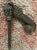 Victorian Antique Mid 19th Century French Victorian Cast Iron Hand Knocker For Sale - Image 3 of 5