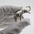 Silver Vintage Italian Handmade Silver 835 Elephant Figurine, Vicenza, 1970s For Sale - Image 8 of 13