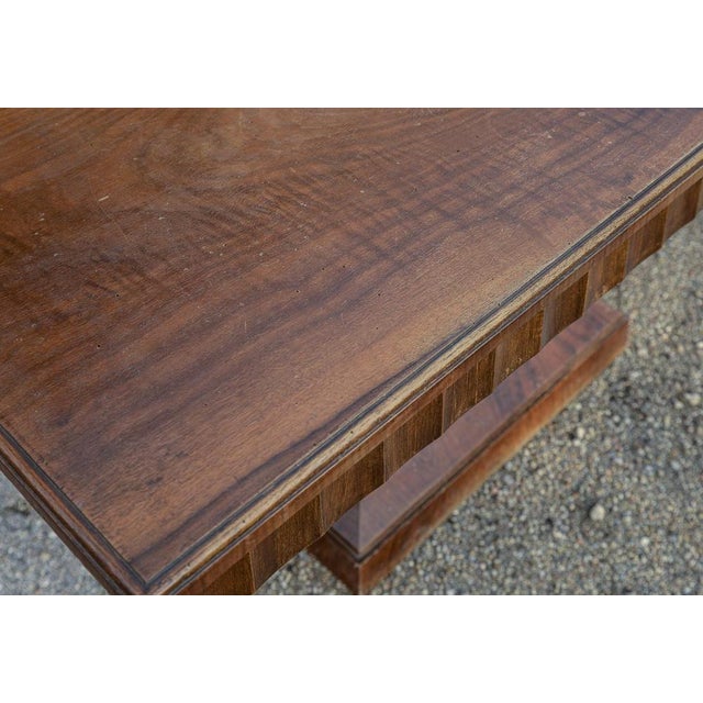Art Deco Extendable Dining Table in Walnut Veneer, Italy, 1920s For Sale - Image 6 of 18
