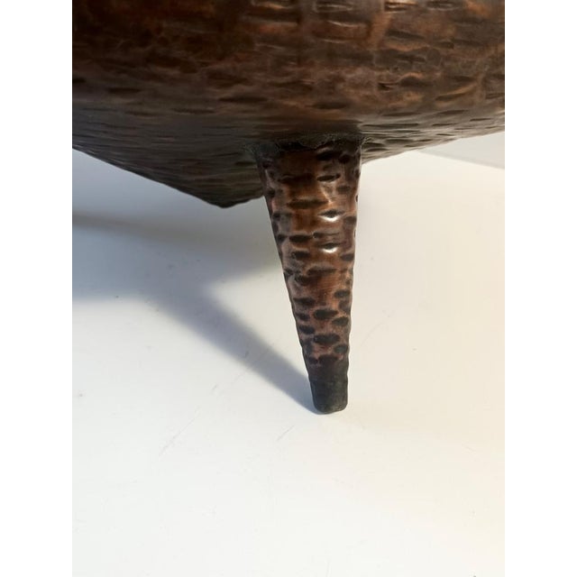 Vintage Copper Umbrella Stand attributed to Angelo Bragalini, Italy, 1960s For Sale - Image 4 of 15