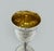 Wine Antique Vintage Sterling Silver Gilt Wine Religious Goblet Chalice 1971 5.5 Ozs For Sale - Image 8 of 8