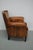 Vintage Dutch Cognac Club Chair in Leather For Sale - Image 5 of 18