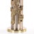 A sculptural metal table lamp by Laurel Lamp Company, executed in a bold Brutalist style. The design features textured...