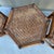 Vintage 1970s Rattan & Woven Wicker Nesting Hexagon Shaped Tables Set of 3 For Sale - Image 11 of 12