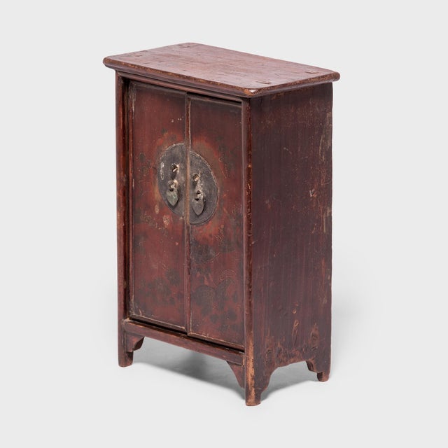 Chinese Chinese Miniature Noodle Cabinet, C. 1850 For Sale - Image 3 of 9