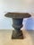 Metal Antique Cast Iron Campana Garden Urn, Egg-and-Dart Rim For Sale - Image 7 of 7
