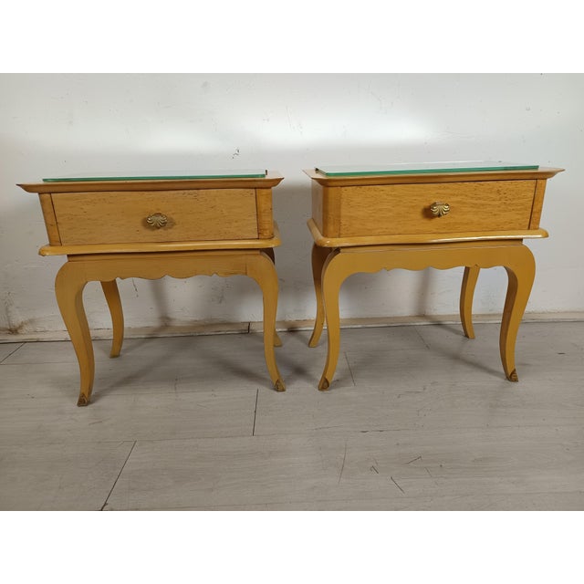 Art Deco Bedside Tables, 1920s, Set of 2 For Sale - Image 3 of 18