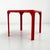 Artemide Red Stadio Dining Table by Vico Magistretti for Artemide, 1970s For Sale - Image 4 of 9