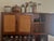 Mid-Century Modern 1960s G Plan Fresco Tall Teak and Rattan Highboard Credenza For Sale - Image 3 of 5