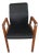 Vintage Desk Chair in Leather by Sven Christiansen, 1990s For Sale