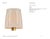 Visual Comfort Signature 5" Pleated Champagne Silk Shade Designer: Visual Comfort Signature Height: 5" Base: Shade...