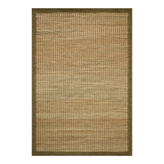 Amber Lewis x Loloi Lilah Natural / Olive 8'-6" x 11'-6" Area Rug For Sale