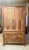 Gorgeous 1780's English Walnut Step Back Cupboard / Linen Press. This extravagant piece is in wonderful condition with...