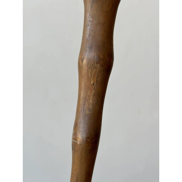 Antique Rare Hand-Carved Portrait Walking Stick With "Filipino" Script, Circa 1910s-1920s For Sale - Image 11 of 12