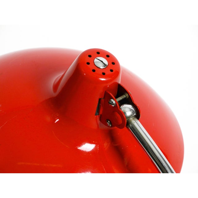 Metal Red Metal Table Lamp Model 6786 from Kaiser Idell, 1960s For Sale - Image 7 of 18