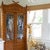 Late 19th Century 19th Century French Faux Bamboo Armoire With Double Glass Doors and Pagoda Top For Sale - Image 5 of 17