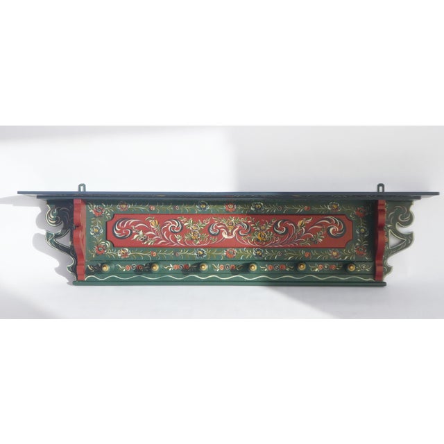 Vintage Folk Art Dutch Wall Rack, 1920s For Sale - Image 12 of 12