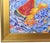 Original still-life painting in a Post-Impressionist or Fauvist style, featuring a glass bowl of fruit (such as oranges,...
