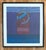 Framed original mixed media monoprint titled "Peace Shield" by Enrico Embroli (b. 1945, New York) from the "Spirit and...