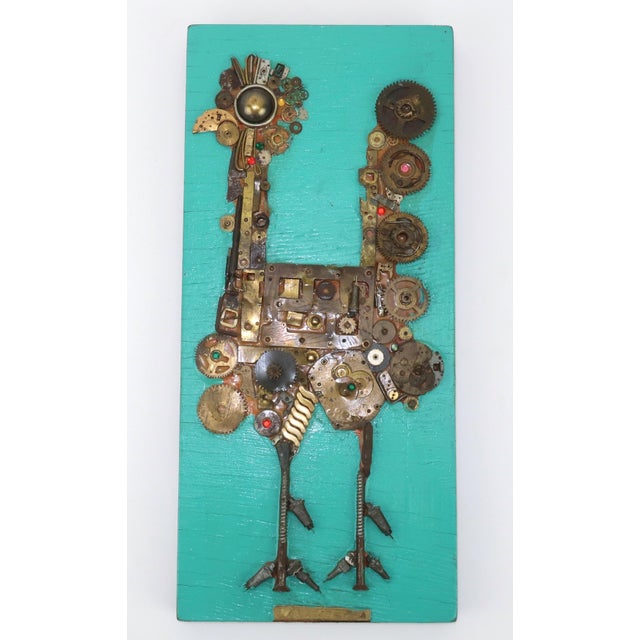 Shih Hwa Brutalist Chicken Assemblage Wall Sculpture, 1960's For Sale - Image 11 of 12