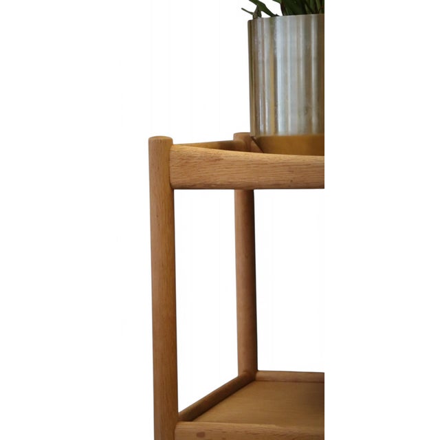 Serving Trolley at-45 in Oak by Hans J. Wegner for Andreas Tuck, 1960s For Sale - Image 12 of 18