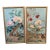 1990s Chinoiserie Oil on Silk Painting of Birds With Lotus Blooms by Chelsea - a Pair For Sale